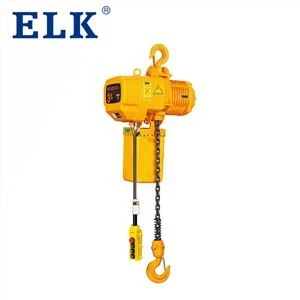 Polipast de cadena elèctrica de 3 tones amb ganxo / carro